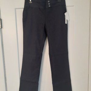 NEW Joe B  Pull-On Pants Womens Large Indigo Blue Stretch Straight Leg
